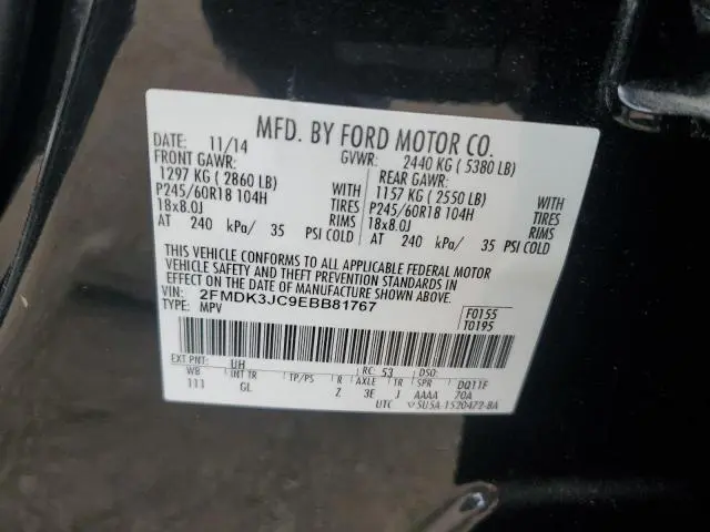 2014 FORD EDGE SEL  