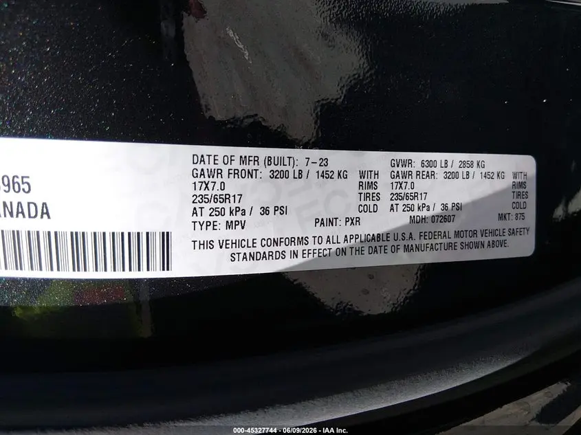 2023 CHRYSLER PACIFICA HYBRID TOURING L