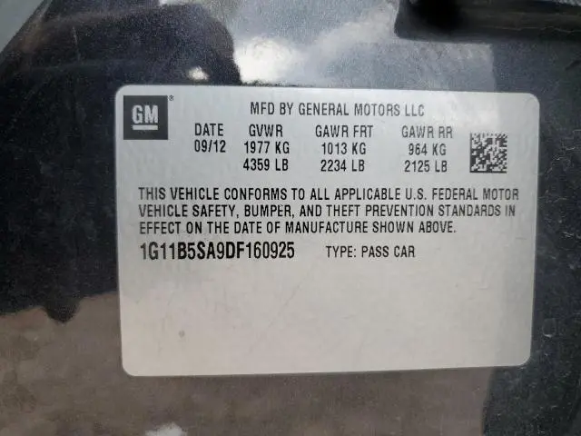 2013 CHEVROLET MALIBU LS  