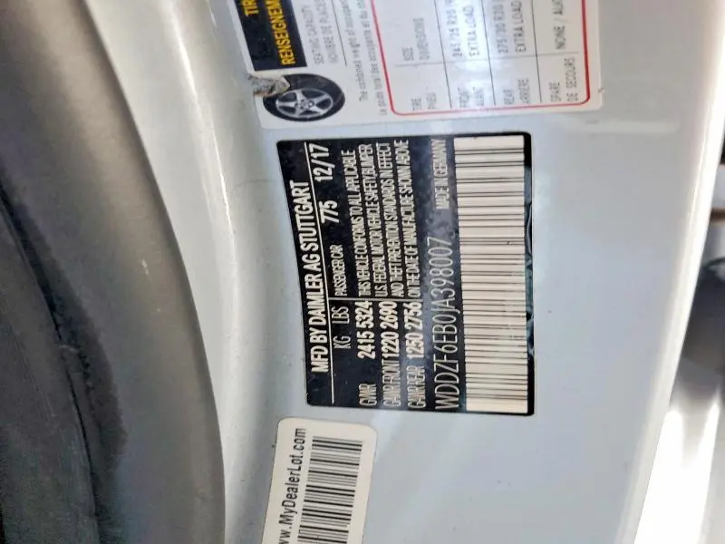 2018 MERCEDES-BENZ E 43 4MATIC AMG  