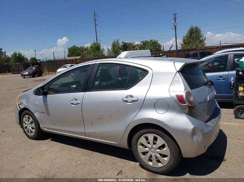 2012 TOYOTA PRIUS C THREE