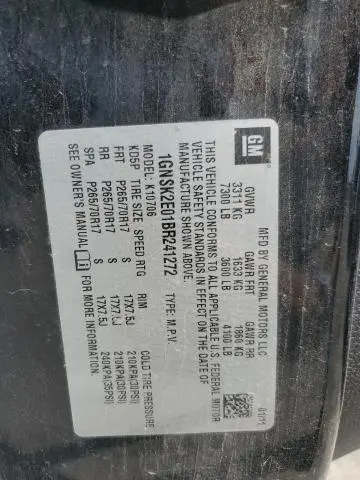 2011 CHEVROLET TAHOE SPECIAL  