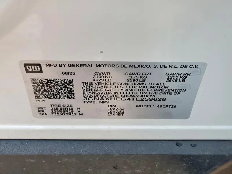 2026 CHEVROLET EQUINOX LT  