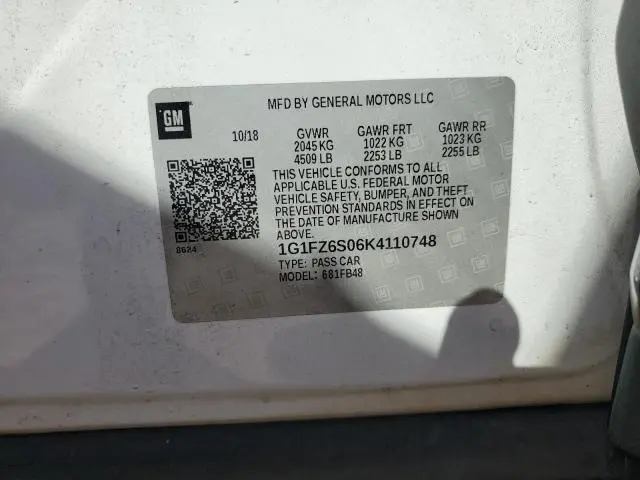 2019 CHEVROLET BOLT EV PREMIER  