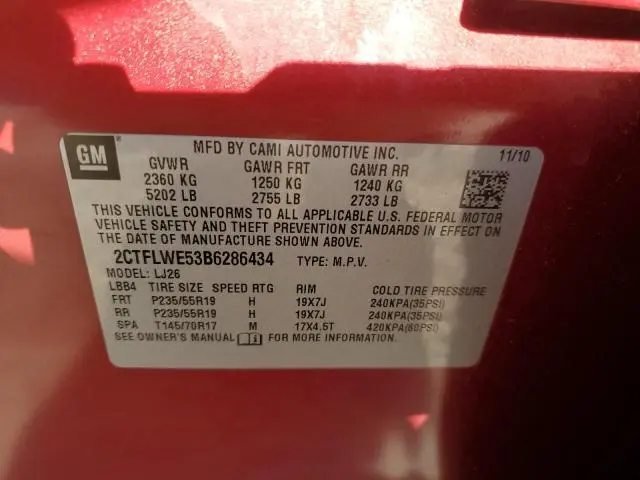 2011 GMC TERRAIN SLT  
