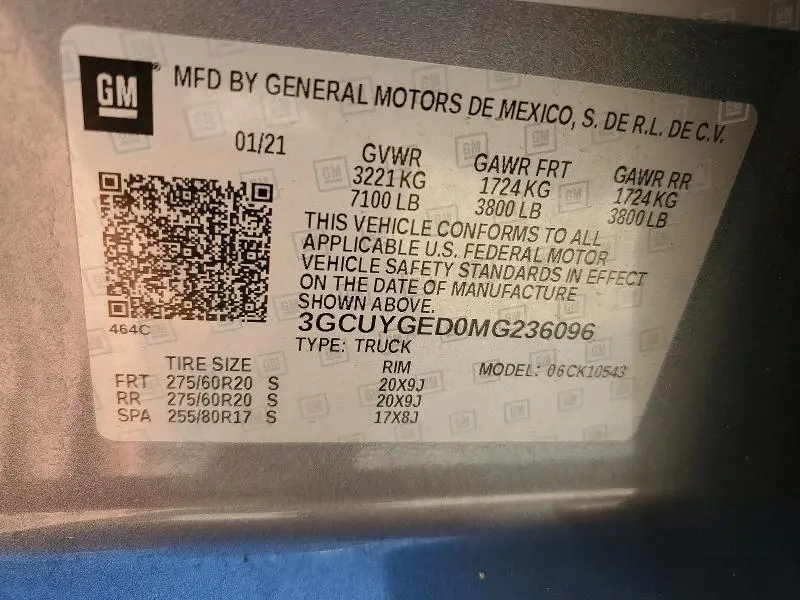 2021 CHEVROLET SILVERADO K1500 LTZ  