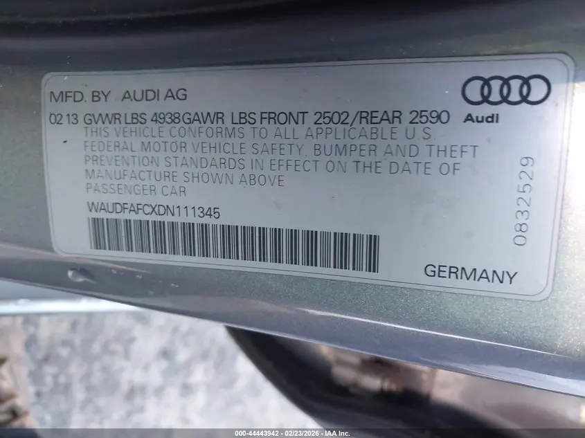 2013 AUDI A6 2.0T PREMIUM