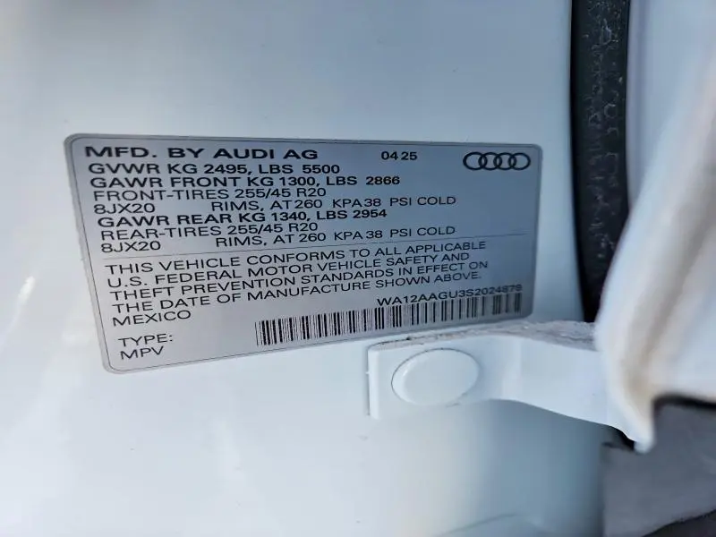 2025 AUDI Q5 PREMIUM PLUS  