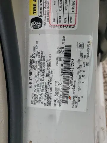 2011 FORD FUSION SE  