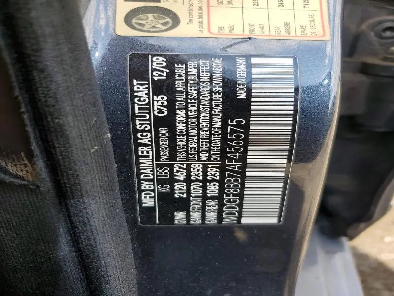 2010 MERCEDES-BENZ C 300 4MATIC  