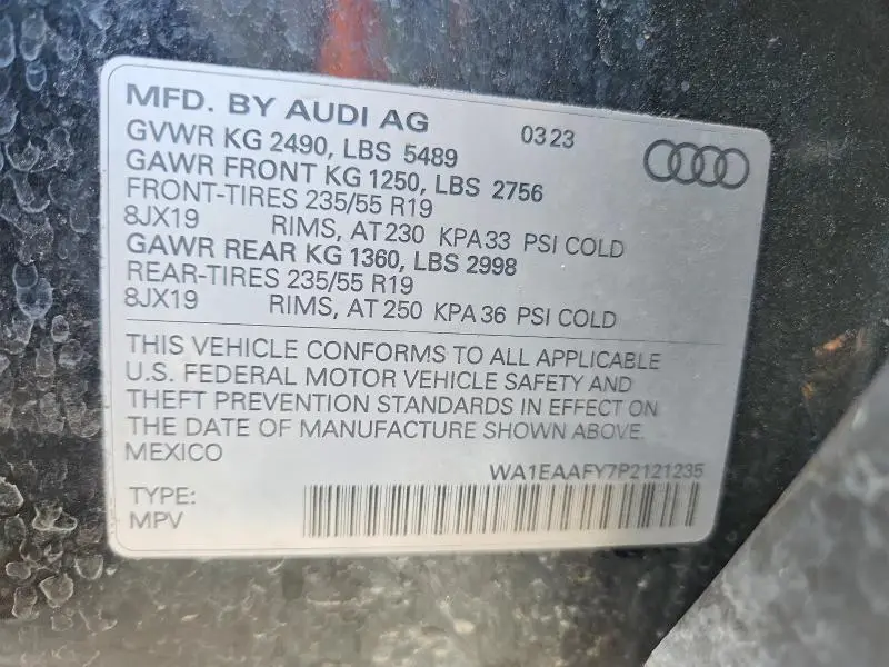 2023 AUDI Q5 PREMIUM PLUS 45  