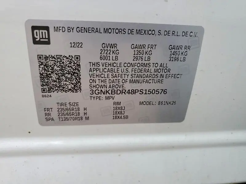 2023 CHEVROLET BLAZER 3LT  