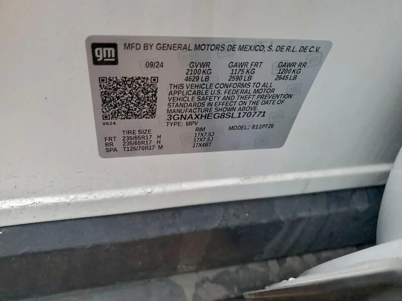 2025 CHEVROLET EQUINOX LT  