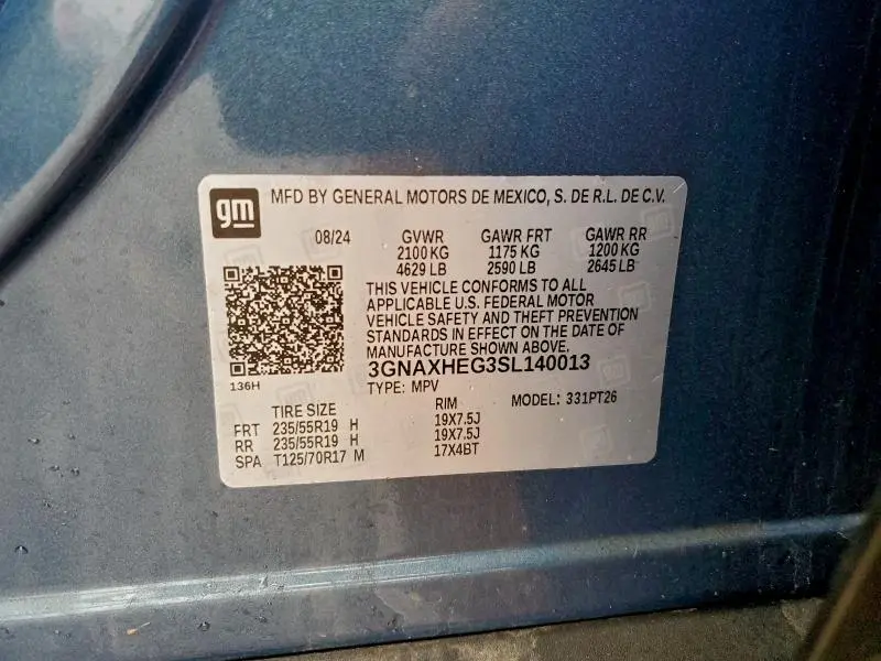 2025 CHEVROLET EQUINOX LT  