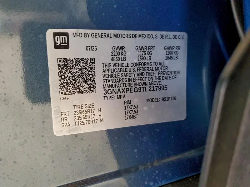 2026 CHEVROLET EQUINOX LT  