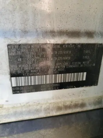 2021 TOYOTA RAV4 XSE  