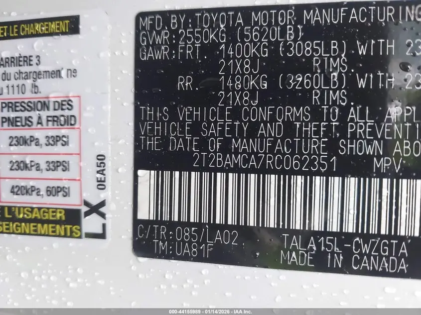 2024 LEXUS RX 350 LUXURY