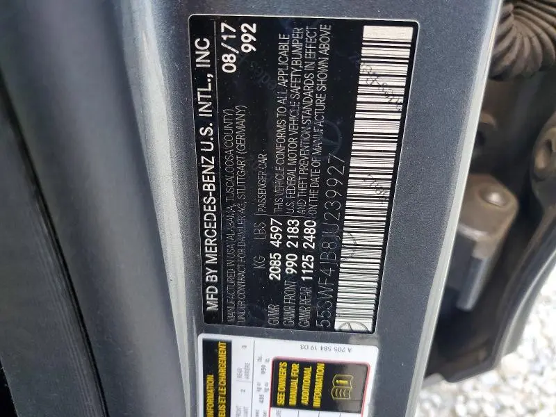 2018 MERCEDES-BENZ C 300  