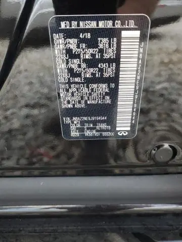 2018 INFINITI QX80 BASE  