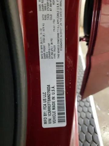 2022 RAM 1500 BIG HORN/LONE STAR  