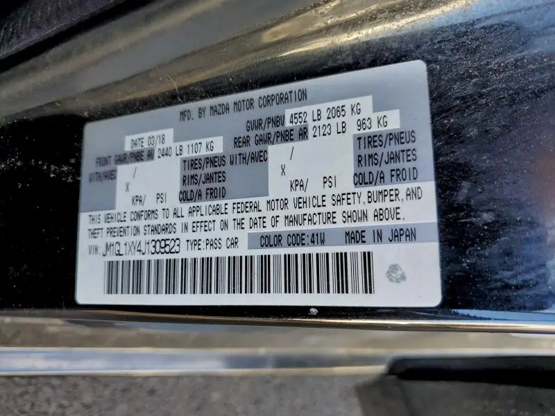 2018 MAZDA 6 SIGNATURE  