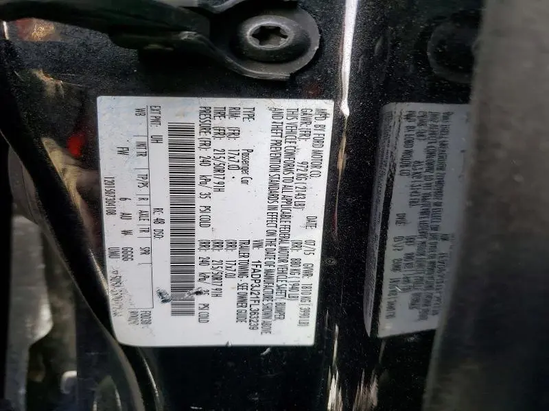 2015 FORD FOCUS TITANIUM  