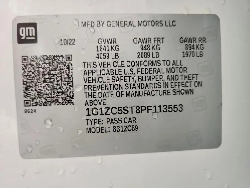 2023 CHEVROLET MALIBU LS  