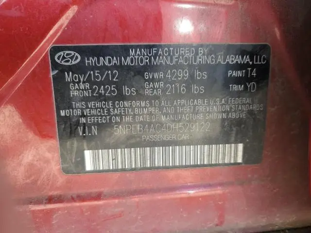 2013 HYUNDAI SONATA GLS  
