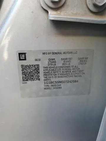 2018 CHEVROLET CRUZE LS  