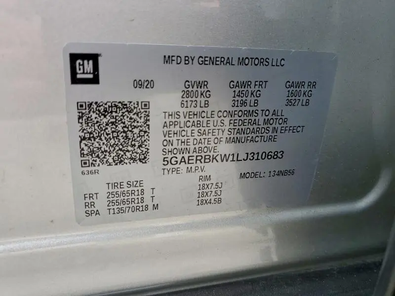 2020 BUICK ENCLAVE ESSENCE  