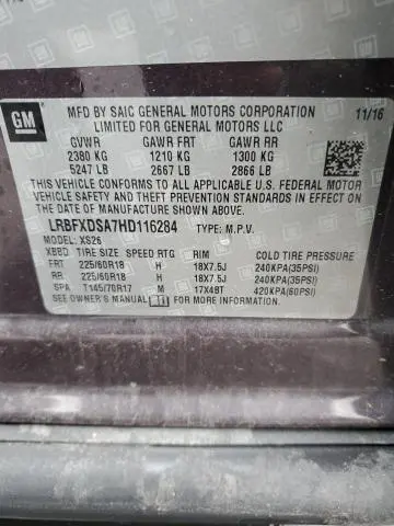 2017 BUICK ENVISION ESSENCE  