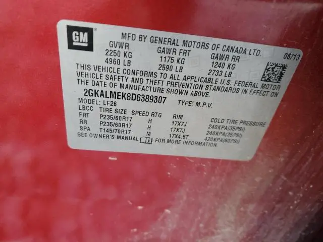 2013 GMC TERRAIN SLE  