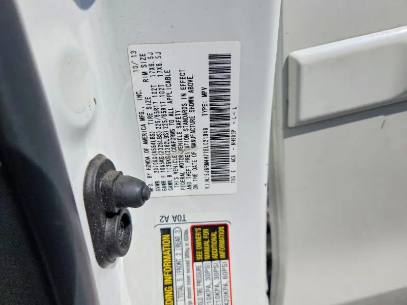 2014 HONDA CR-V EXL  
