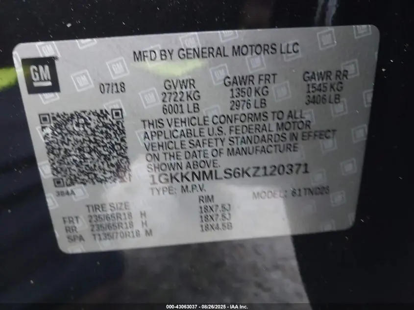 2019 GMC ACADIA SLT-1