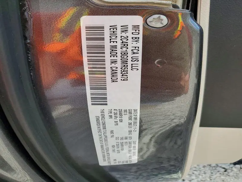 2021 CHRYSLER PACIFICA TOURING L  