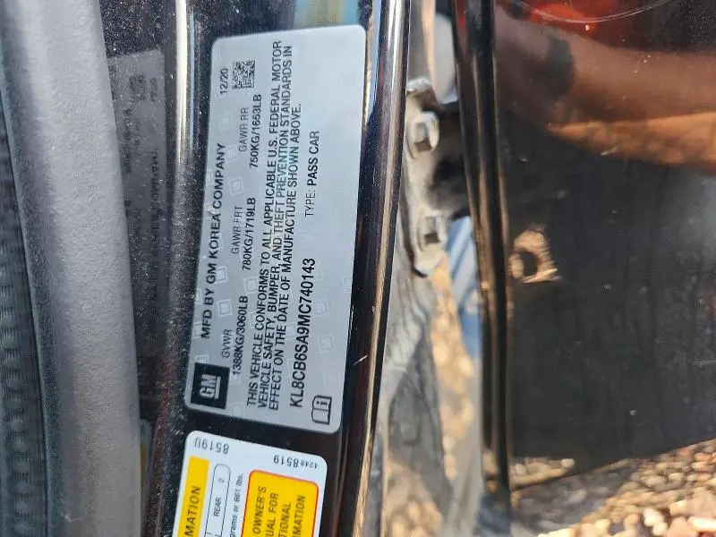 2021 CHEVROLET SPARK LS  