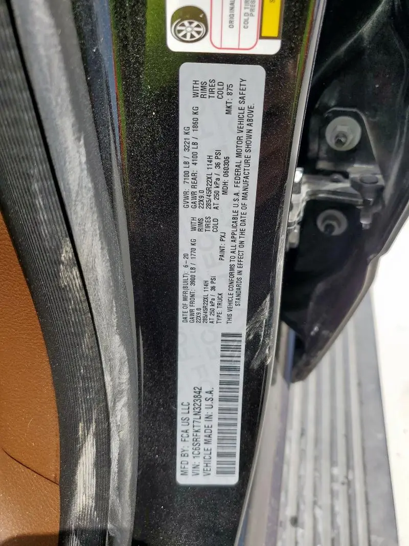 2020 RAM 1500 LONGHORN  