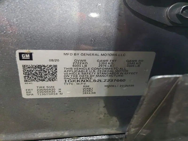 2020 GMC ACADIA DENALI  