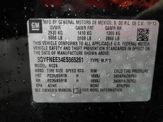 2014 CADILLAC SRX LUXURY COLLECTION  