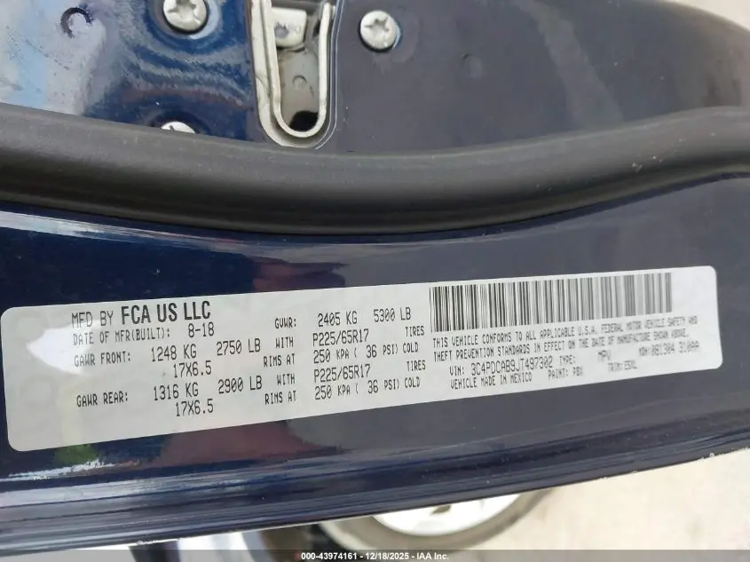 2018 DODGE JOURNEY SE