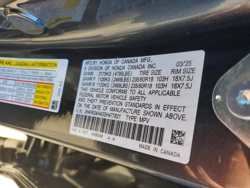 2025 HONDA CR-V EX  