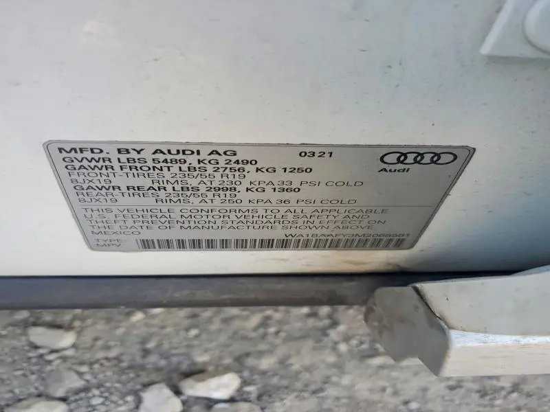 2021 AUDI Q5 PREMIUM PLUS  