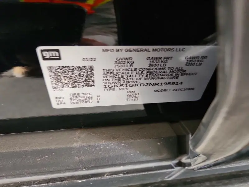 2022 GMC YUKON XL C1500 SLT  