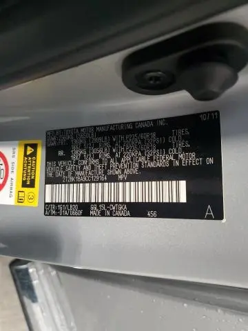 2012 LEXUS RX 350  