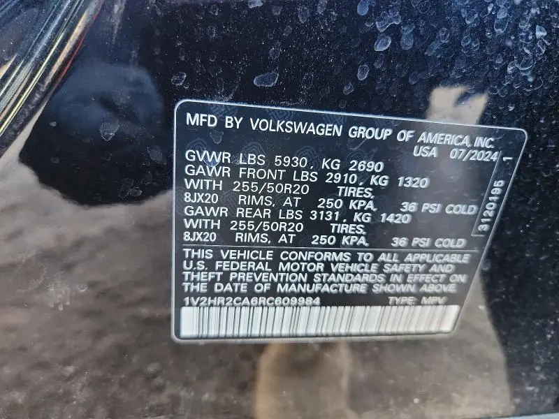 2024 VOLKSWAGEN ATLAS SE  