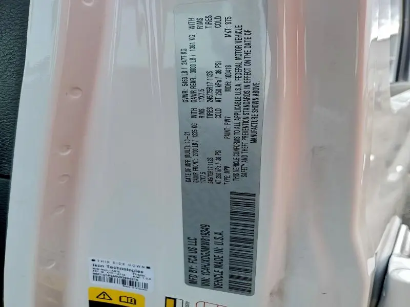 2021 JEEP WRANGLER UNLIMITED SPORT  