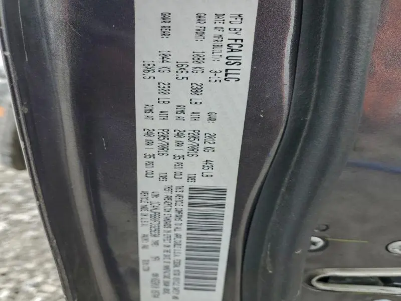 2015 JEEP PATRIOT SPORT  