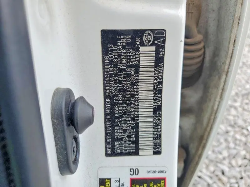 2014 TOYOTA COROLLA LE  