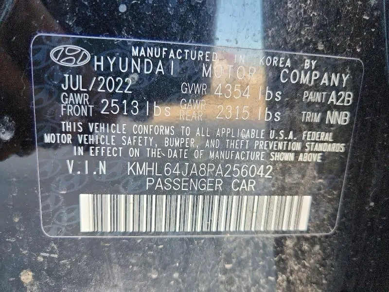 2023 HYUNDAI SONATA SEL  