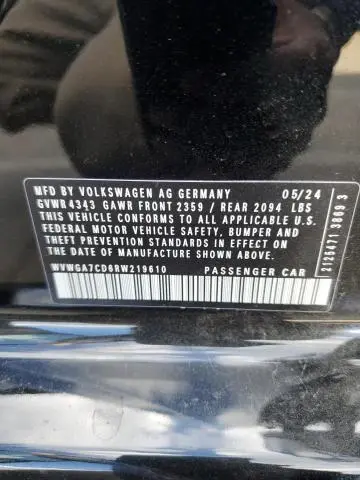 2024 VOLKSWAGEN GTI S